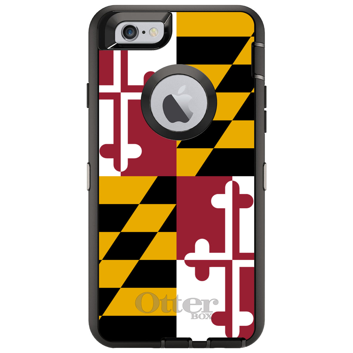 Maryland State Flag OtterBox Defender Case for iPhone & Galaxy, view 4