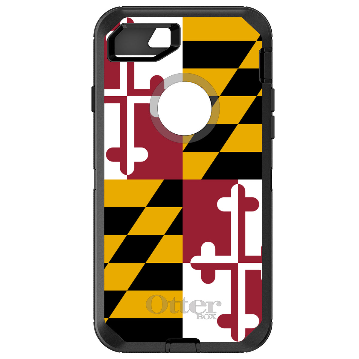 Maryland State Flag OtterBox Defender Case for iPhone & Galaxy