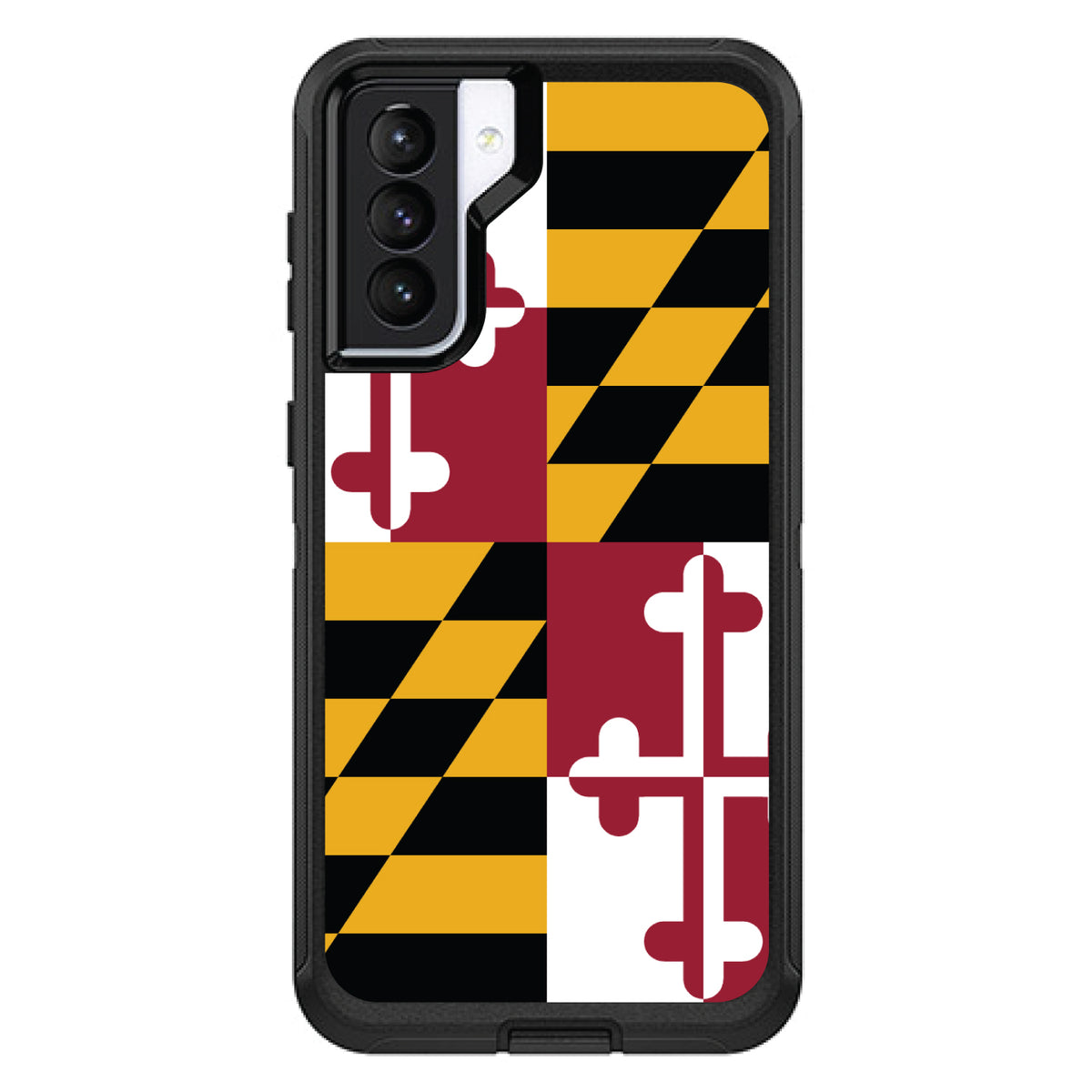 Maryland State Flag OtterBox Defender Case for iPhone & Galaxy, view 5