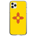 New Mexico State Flag Clear Shockproof iPhone Case
