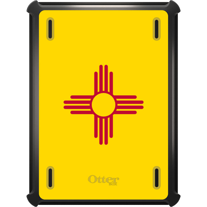 DistinctInk™ OtterBox Defender Series Case for Apple iPad / iPad Pro / iPad Air / iPad Mini - New Mexico State Flag