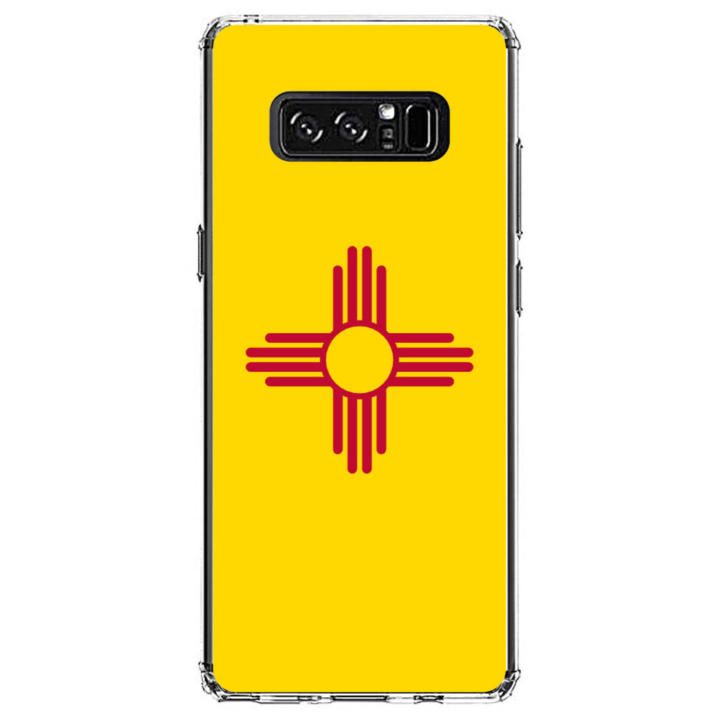 New Mexico State Flag Clear Shockproof iPhone Case, view 12