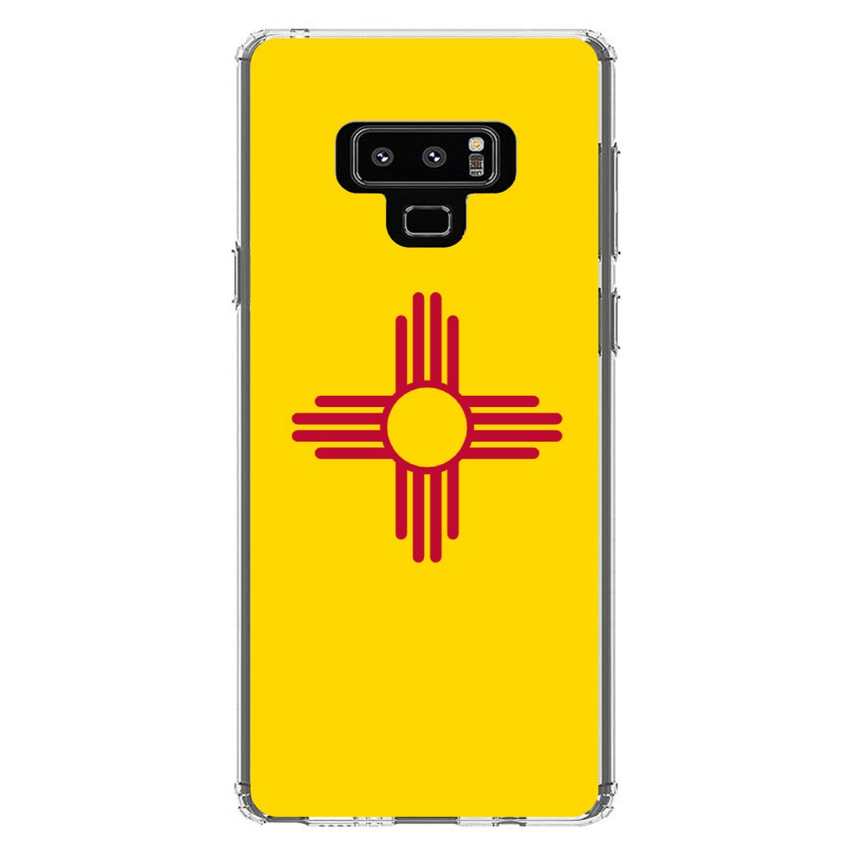 New Mexico State Flag Clear Shockproof iPhone Case, view 11