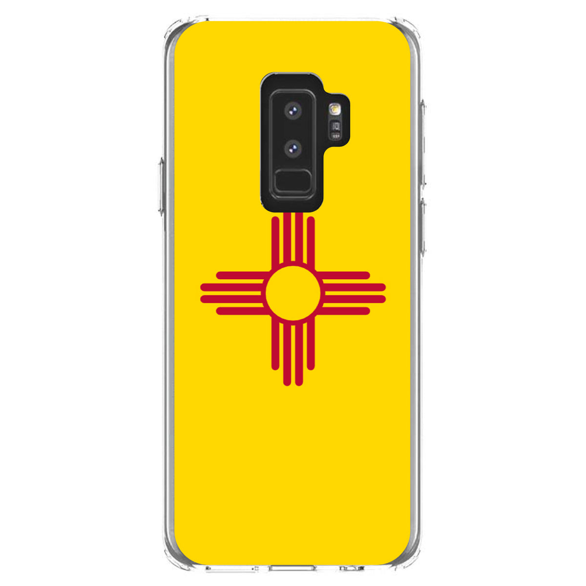 New Mexico State Flag Clear Shockproof iPhone Case, view 20