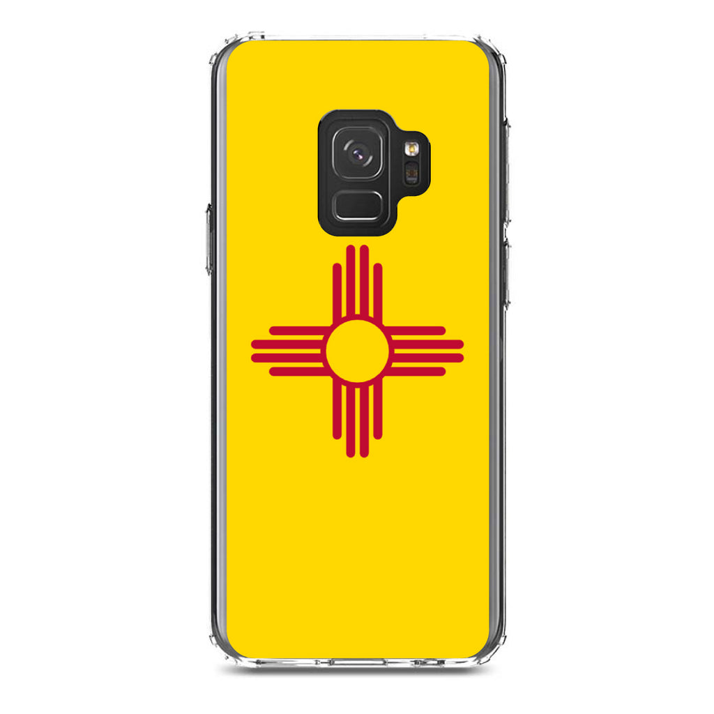 New Mexico State Flag Clear Shockproof iPhone Case, view 19