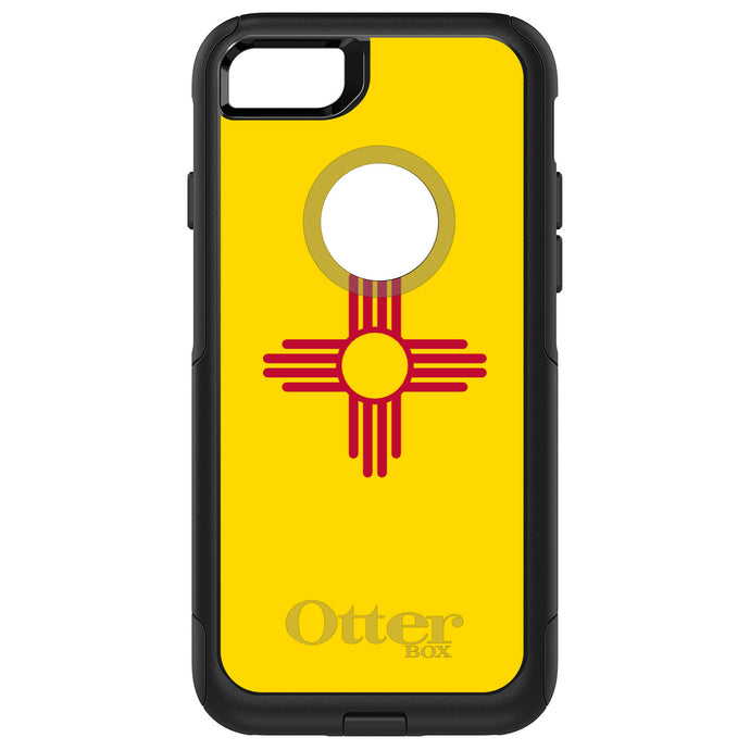 DistinctInk OtterBox Commuter Series Case for Apple iPhone or Samsung Galaxy - New Mexico State Flag