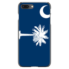 DistinctInk® Hard Plastic Snap-On Case for Apple iPhone or Samsung Galaxy - South Carolina State Flag