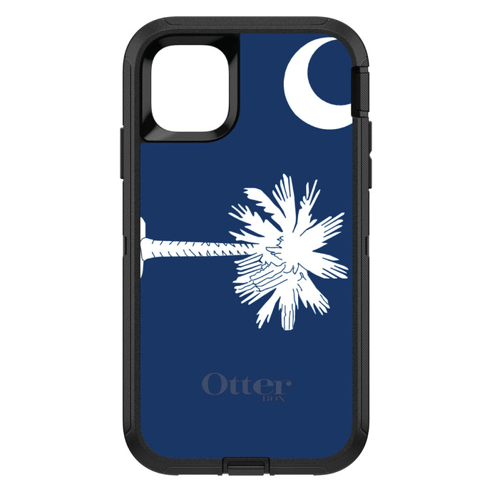 DistinctInk™ OtterBox Defender Series Case for Apple iPhone / Samsung Galaxy / Google Pixel - South Carolina State Flag