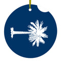 South Carolina State Flag Ceramic Ornament