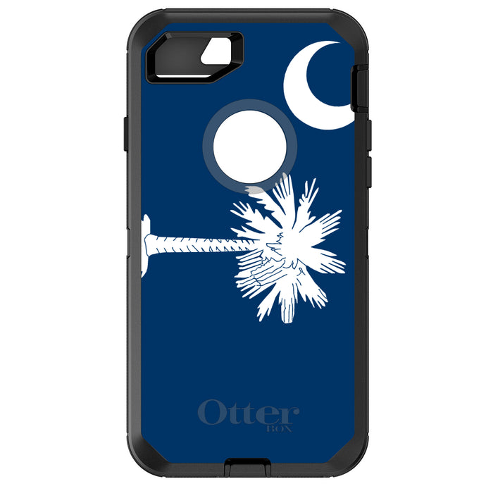 DistinctInk™ OtterBox Defender Series Case for Apple iPhone / Samsung Galaxy / Google Pixel - South Carolina State Flag
