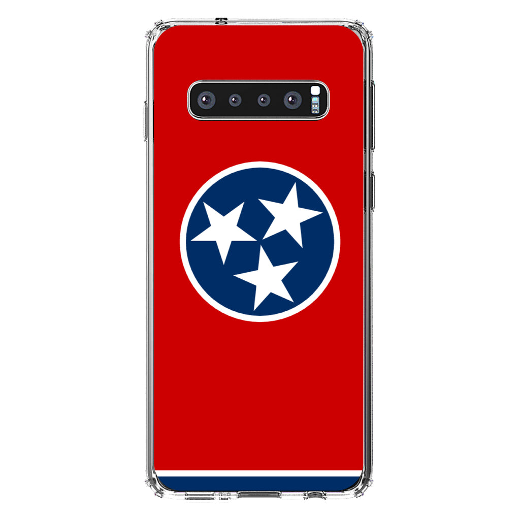 Tennessee State Flag Clear Shockproof iPhone Case, view 16