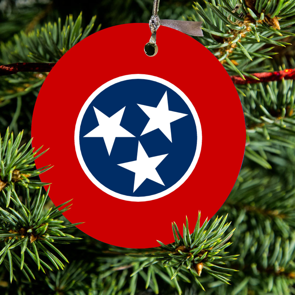 Tennessee State Flag Ceramic Ornament, view 2