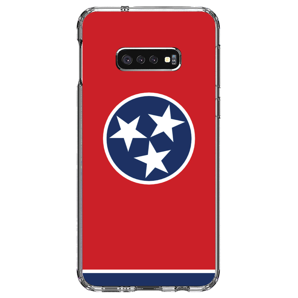 Tennessee State Flag Clear Shockproof iPhone Case, view 18