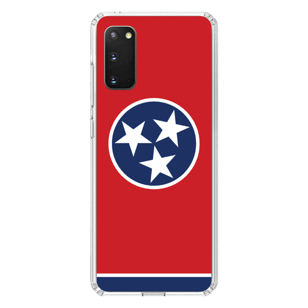 Tennessee State Flag Clear Shockproof iPhone Case, view 14