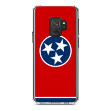 DistinctInk® Clear Shockproof Hybrid Case for Apple iPhone / Samsung Galaxy / Google Pixel - Tennessee State Flag