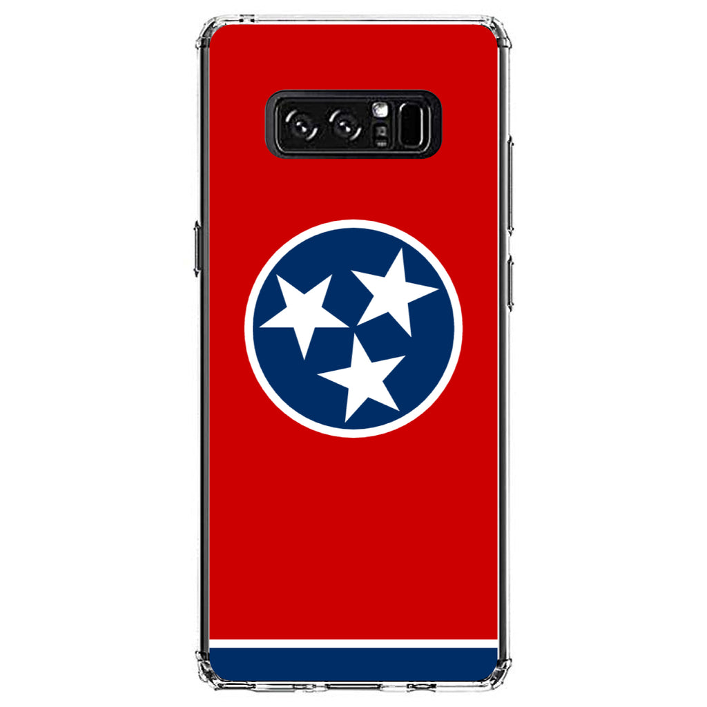 Tennessee State Flag Clear Shockproof iPhone Case, view 12