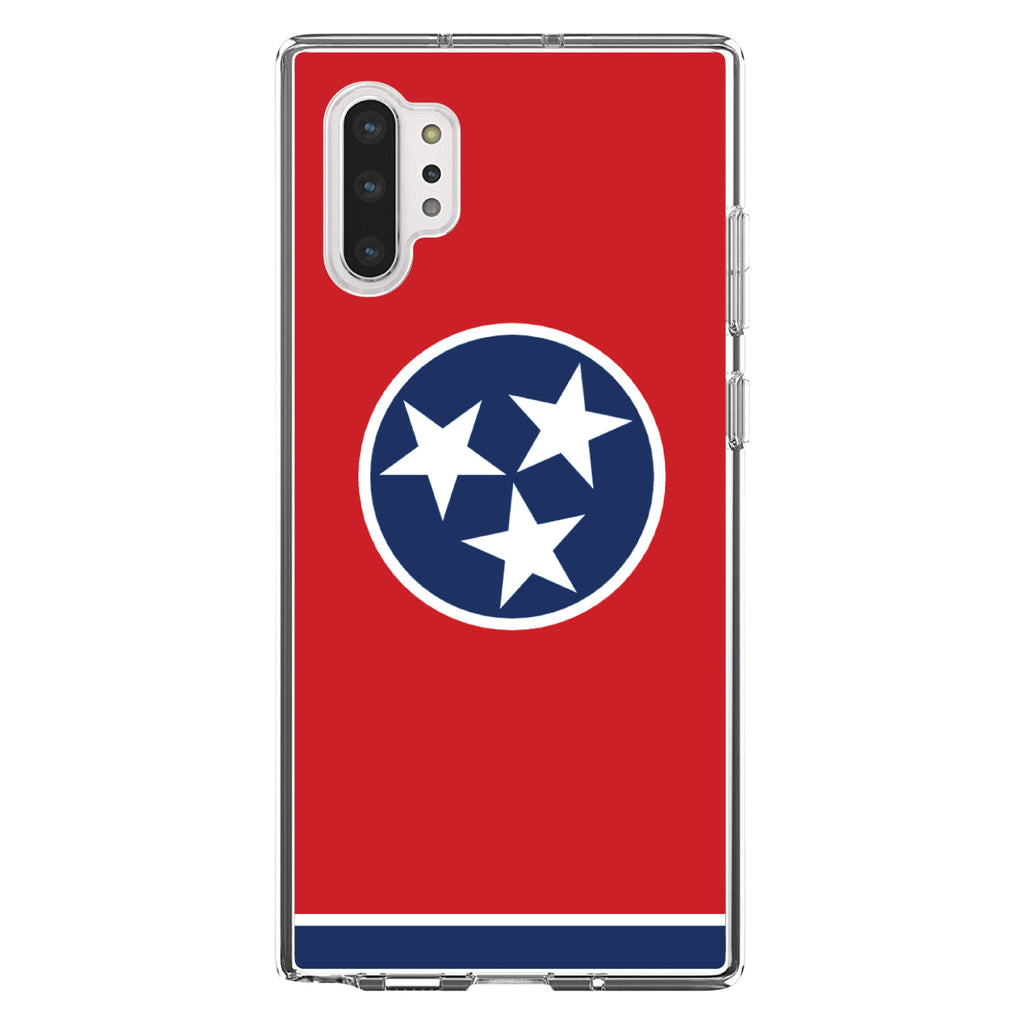 Tennessee State Flag Clear Shockproof iPhone Case, view 10