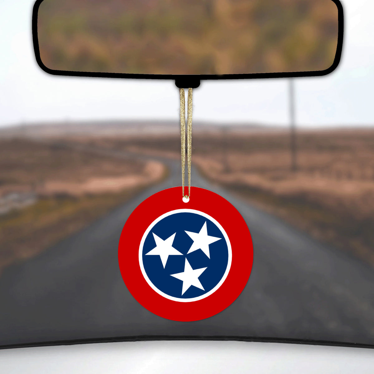 Tennessee State Flag Ceramic Ornament, view 3