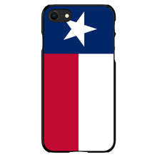 DistinctInk® Hard Plastic Snap-On Case for Apple iPhone or Samsung Galaxy - Texas State Flag