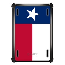 DistinctInk™ OtterBox Defender Series Case for Apple iPad / iPad Pro / iPad Air / iPad Mini - Texas State Flag