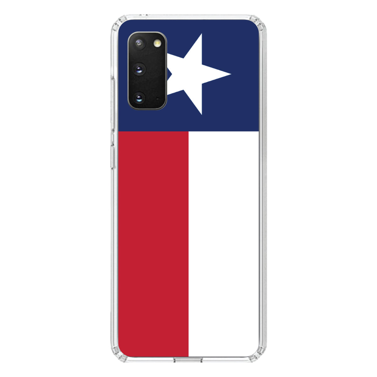Texas State Flag Clear Shockproof iPhone Case, view 13