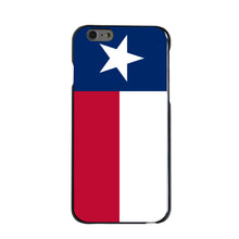 DistinctInk® Hard Plastic Snap-On Case for Apple iPhone or Samsung Galaxy - Texas State Flag