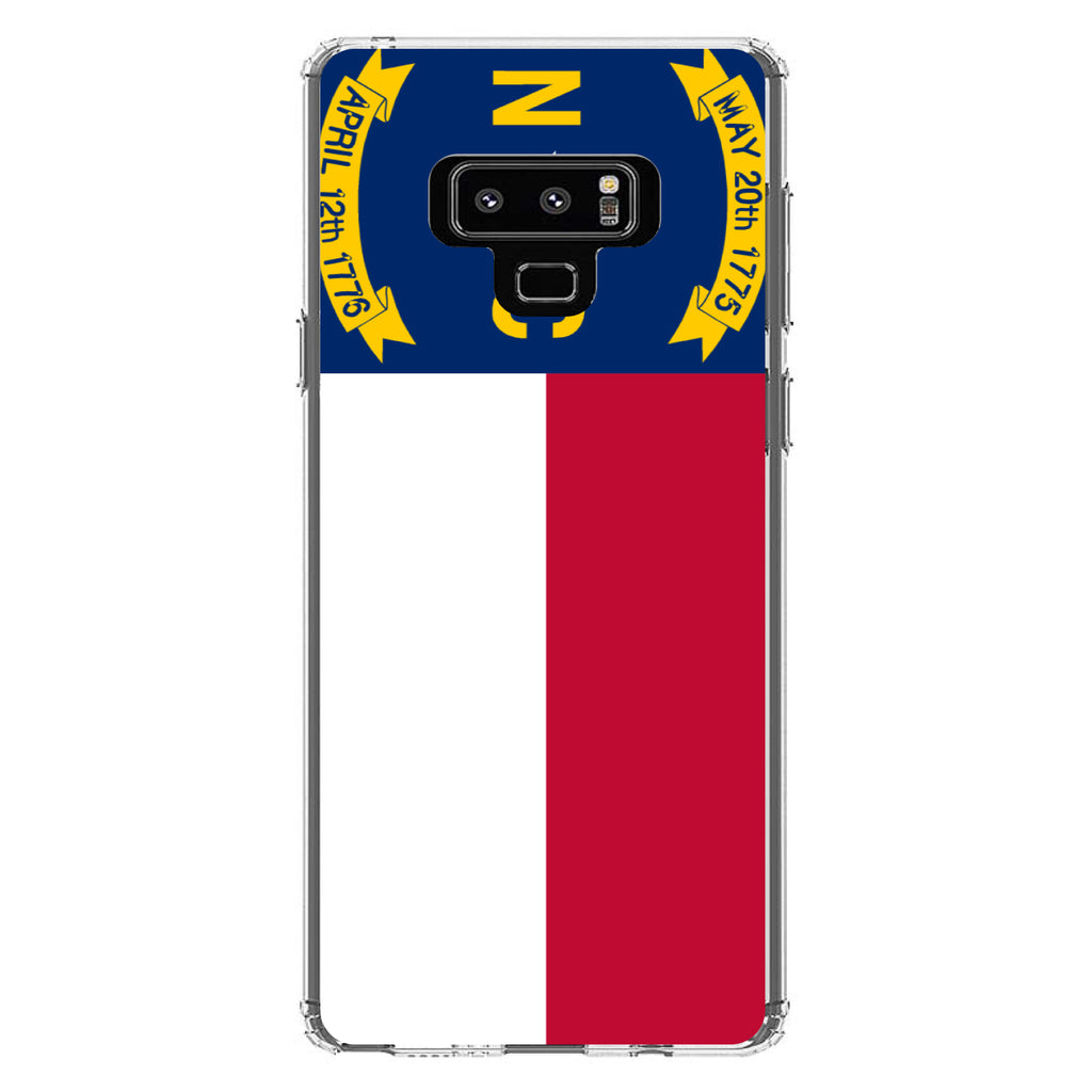 North Carolina State Flag Clear Shockproof iPhone Case, view 11