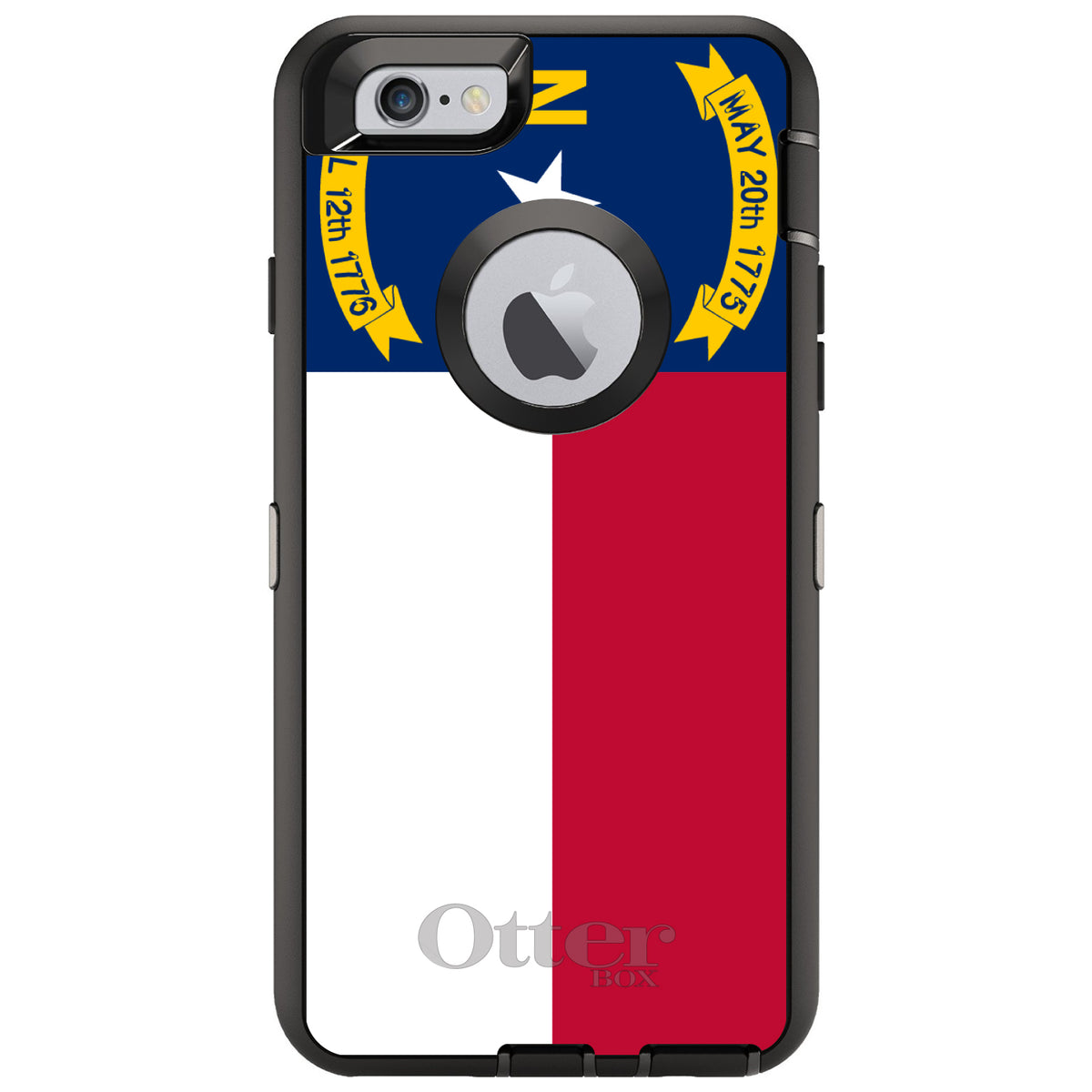 North Carolina State Flag OtterBox Defender Case for iPhone & Galaxy, view 4