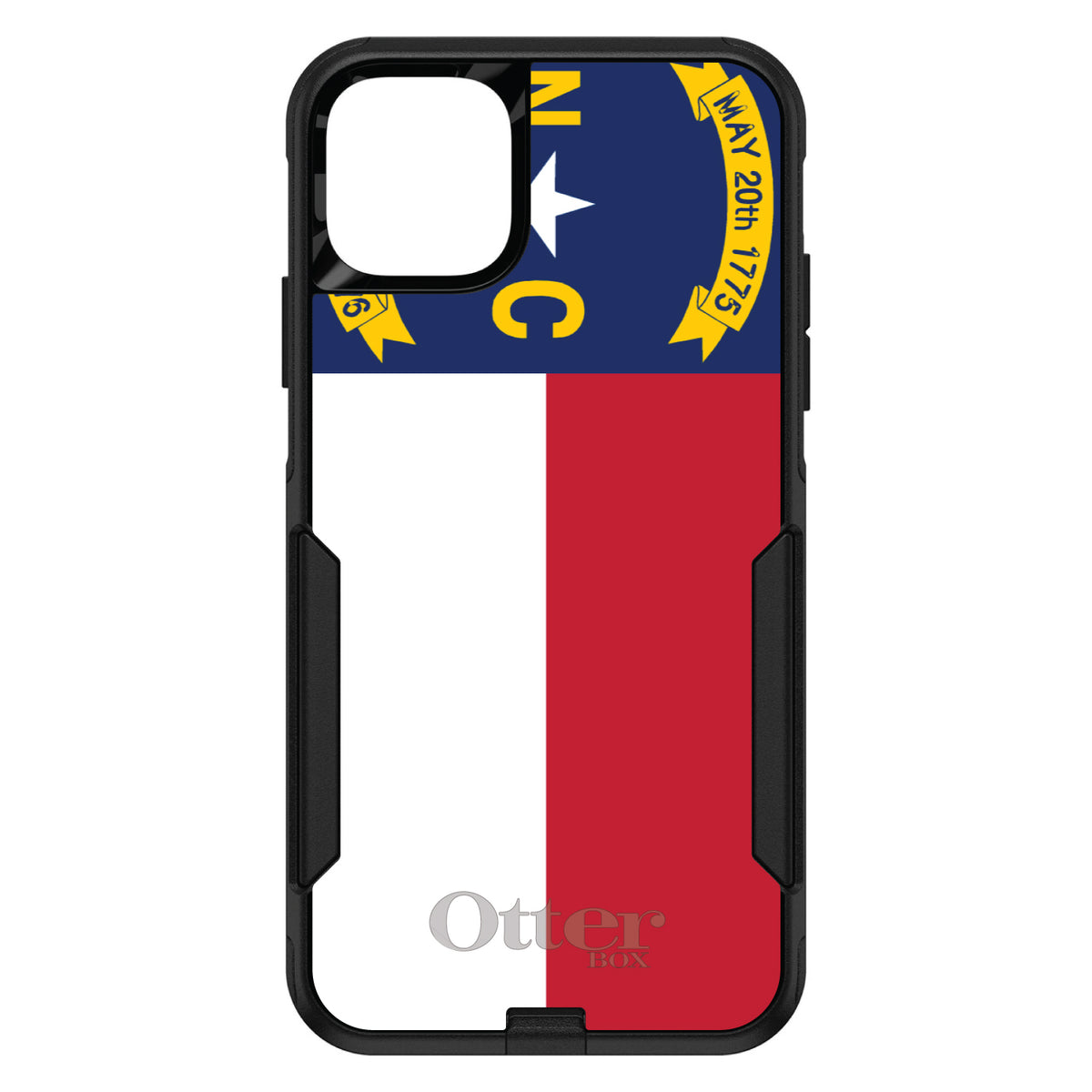 North Carolina State Flag OtterBox Commuter Case for iPhone & Galaxy, view 2