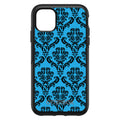 Blue Black Damask Pattern OtterBox Symmetry Case for iPhone & Galaxy