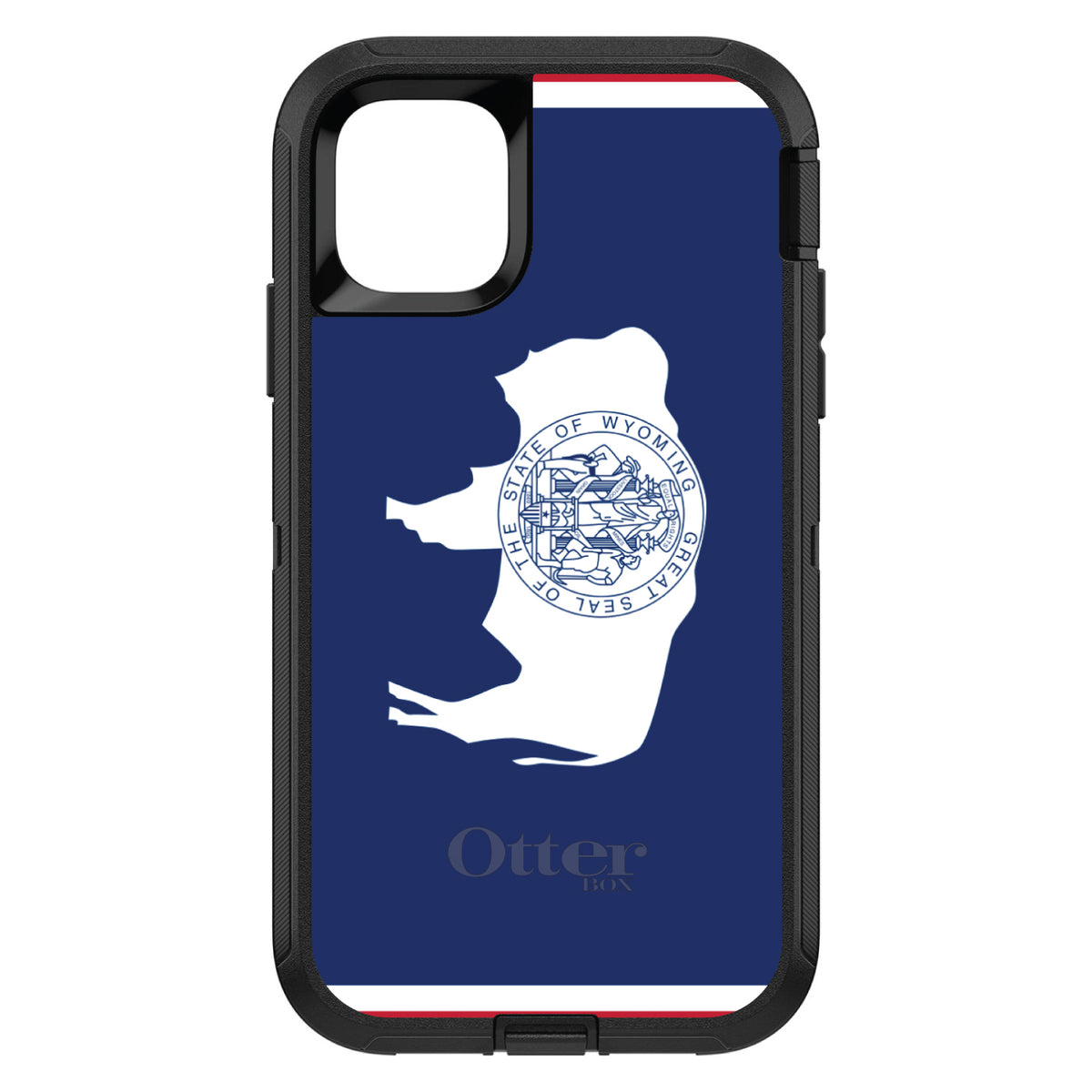 Wyoming State Flag OtterBox Defender Case for iPhone & Galaxy, view 2
