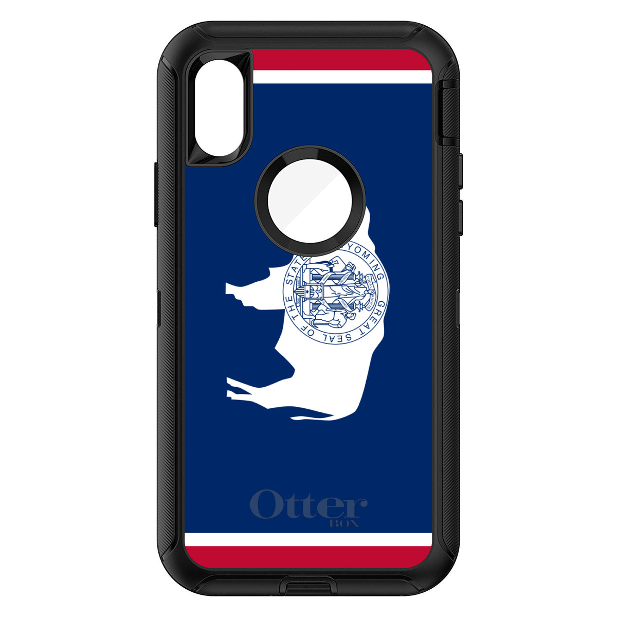 Wyoming State Flag OtterBox Defender Case for iPhone & Galaxy, view 3