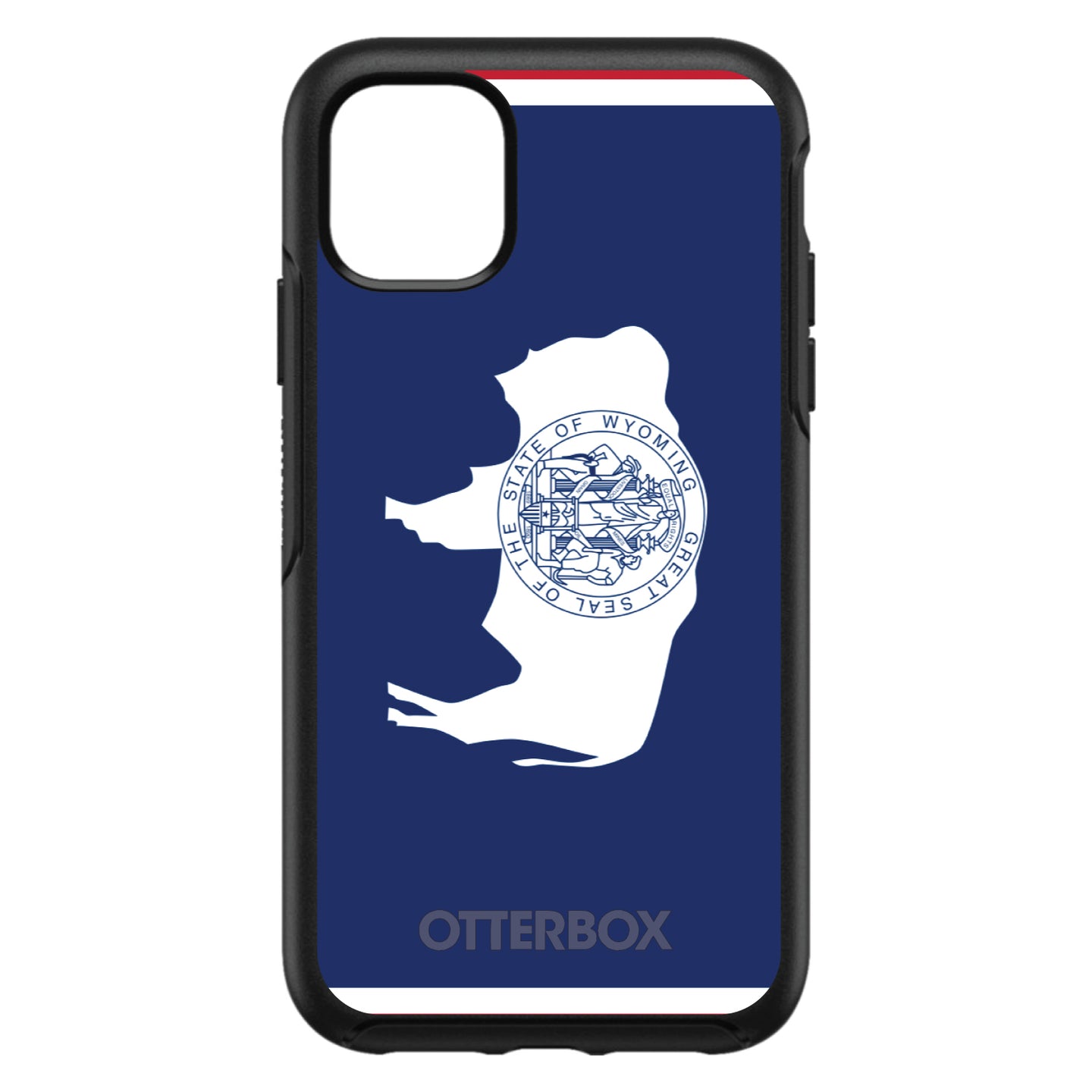 DistinctInk™ OtterBox Symmetry Series Case for Apple iPhone / Samsung Galaxy / Google Pixel - Wyoming State Flag