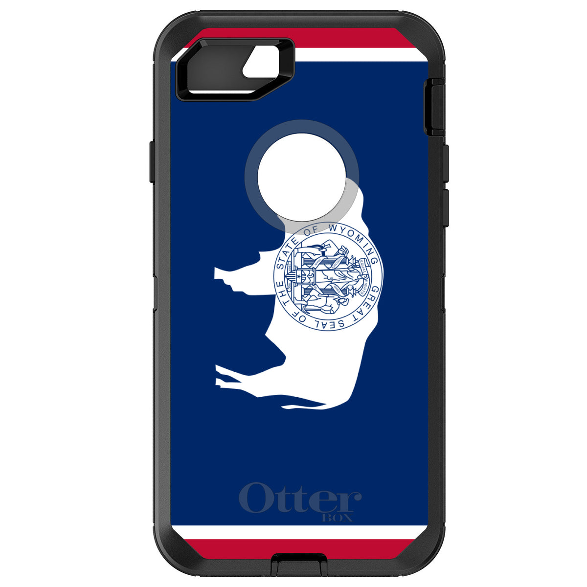 Wyoming State Flag OtterBox Defender Case for iPhone & Galaxy