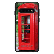 DistinctInk™ OtterBox Symmetry Series Case for Apple iPhone / Samsung Galaxy / Google Pixel - Red London Phone Booth