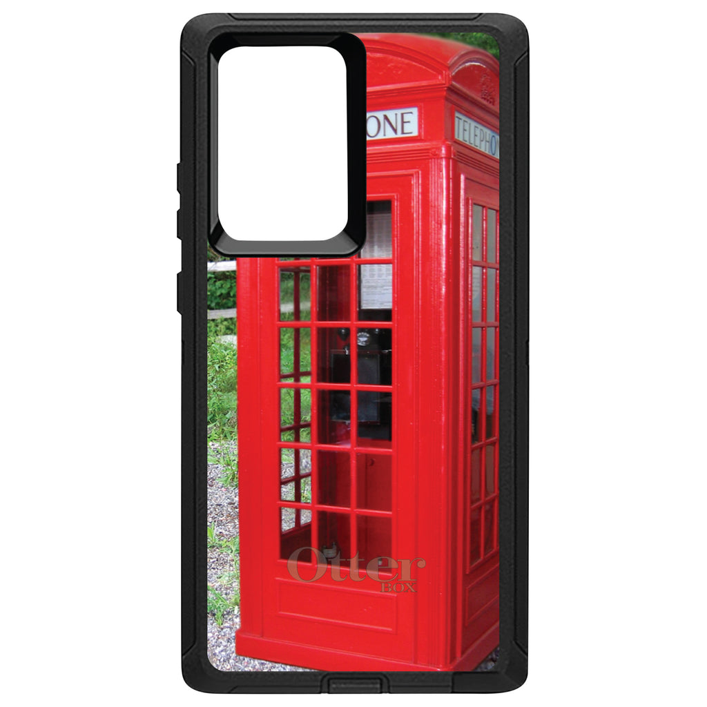 Red London Phone Booth OtterBox Defender Case for iPhone & Galaxy, view 13