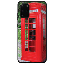 DistinctInk® Hard Plastic Snap-On Case for Apple iPhone or Samsung Galaxy - Red London Phone Booth