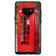 DistinctInk™ OtterBox Symmetry Series Case for Apple iPhone / Samsung Galaxy / Google Pixel - Red London Phone Booth