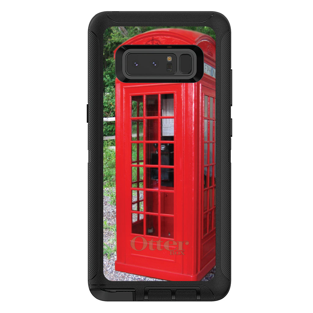 Red London Phone Booth OtterBox Defender Case for iPhone & Galaxy, view 17