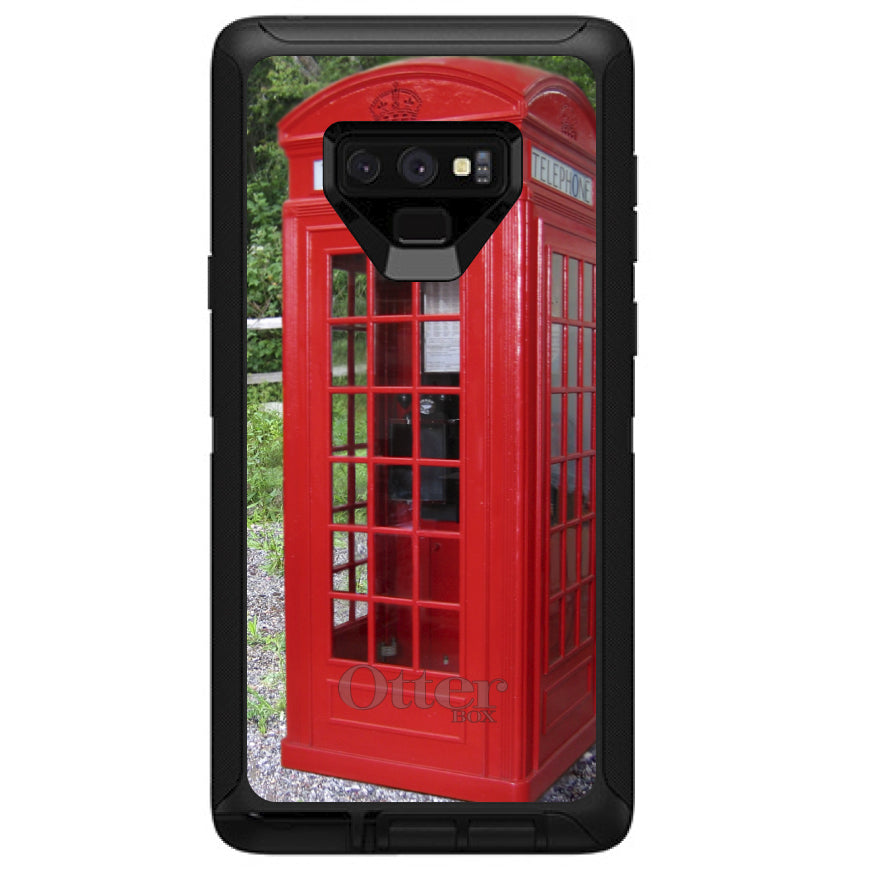 Red London Phone Booth OtterBox Defender Case for iPhone & Galaxy, view 16