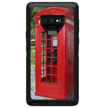 DistinctInk™ OtterBox Defender Series Case for Apple iPhone / Samsung Galaxy / Google Pixel - Red London Phone Booth