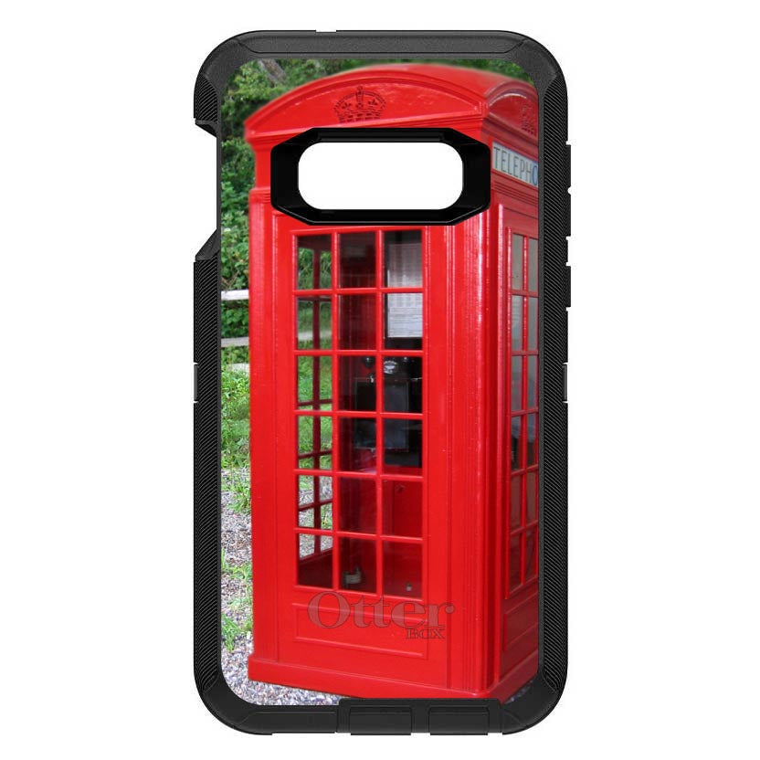 Red London Phone Booth OtterBox Defender Case for iPhone & Galaxy, view 10