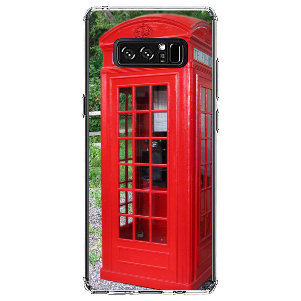 Red London Phone Booth Clear Shockproof iPhone Case, view 12