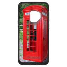 DistinctInk™ OtterBox Symmetry Series Case for Apple iPhone / Samsung Galaxy / Google Pixel - Red London Phone Booth