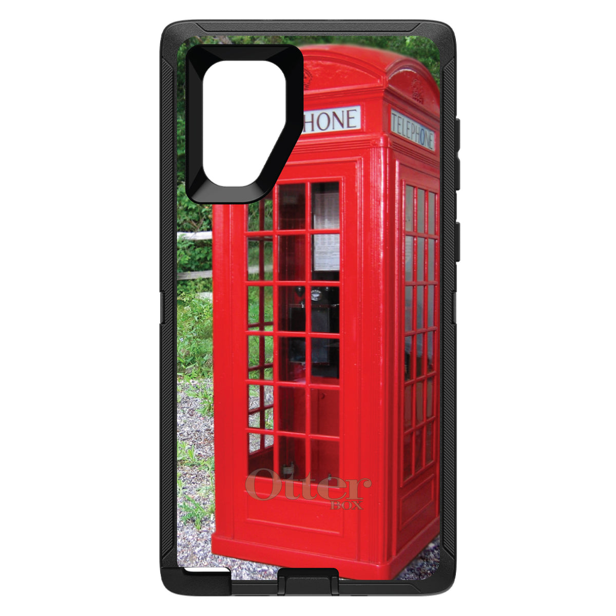 Red London Phone Booth OtterBox Defender Case for iPhone & Galaxy, view 15