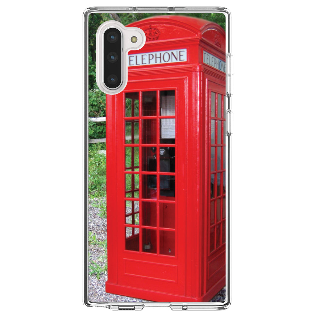 Red London Phone Booth Clear Shockproof iPhone Case, view 9
