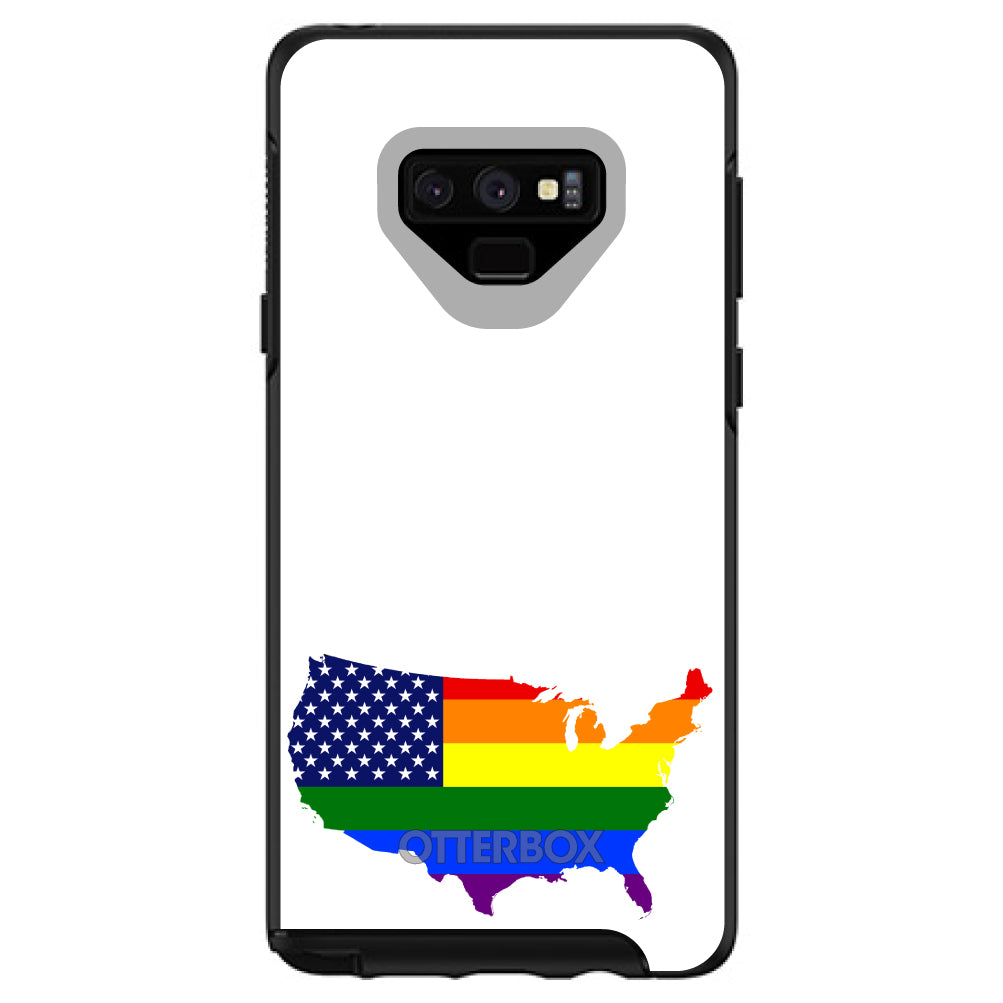 US Map Gay Pride Flag OtterBox Symmetry Case for iPhone & Galaxy, view 13