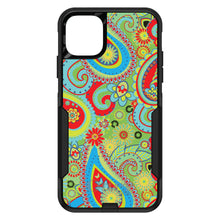 DistinctInk™ OtterBox Commuter Series Case for Apple iPhone or Samsung Galaxy - Green Red Blue Paisley