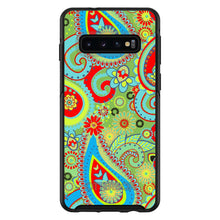 DistinctInk™ OtterBox Symmetry Series Case for Apple iPhone / Samsung Galaxy / Google Pixel - Green Red Blue Paisley