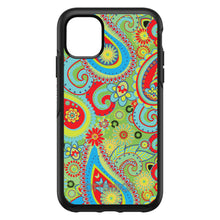 DistinctInk™ OtterBox Symmetry Series Case for Apple iPhone / Samsung Galaxy / Google Pixel - Green Red Blue Paisley